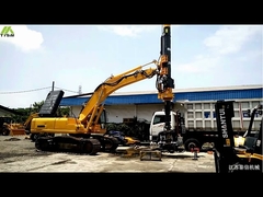 Wat is het typische vermogen van een hydraulisch boorapparaat en een roterende stapelboormachine?