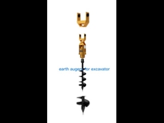 graafmachine klei boormachine boor hulpstuk hydraulische grondboor