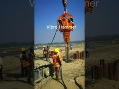 Elektrische Vibro Heipaalhamer Hydraulische Fundering Machine 90 Kw