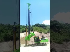 KR220C hydraulische Avegaarstapel Rig Foundation Drilling Machine With CAT Chassis