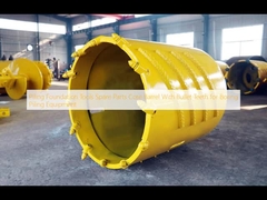 Piling Foundation Tools Spare Parts Core Barrel met kogeltanden voor boring Piling Equipment