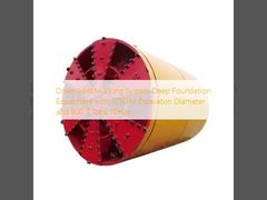 Omlaaggaand Mucking Systeem Diepe Fundering Apparatuur met 3730 M Ercavaton Diameter en 800 T Totale Stuwkracht