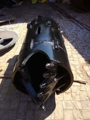 Droeg opstapelend Machinedelen die Emmer 12000mm boren Centrifugaal Open Type Dubbele Boom