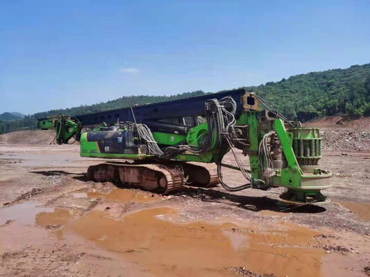 De hydraulische Kruippakjeboor gebruikte Roterende Opstapelende Machine 28m Diepte voor Bouw