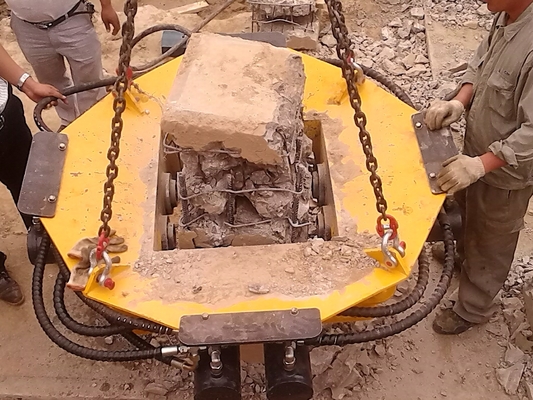 Graafwerktuig Pile Head Cutting 600mm Dia Round Concrete Cutter Machine