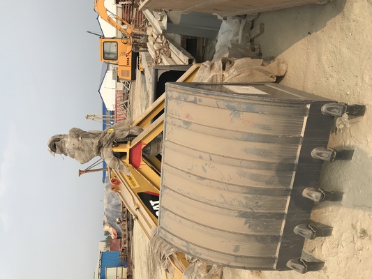 Graafmachine telescopische lange giekarm verveelde funderingsstokken met grijperbak