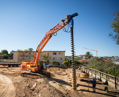 Hydraulische Power Grondboor Boring Pile Digger Hole Drill Machine Minigraafmachine