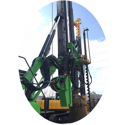 Super droeg Stapel Mini Rotary Drilling Rig Machine Aangepaste KR125A