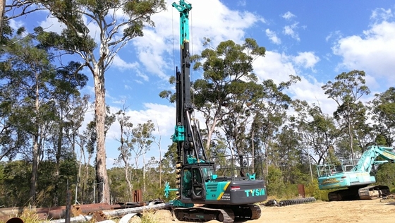 De hydraulische Lange Spiraalvormige Installatie van de Avegaar Roterende Boring CFA KR80M Pile Driving Rigs 140KN