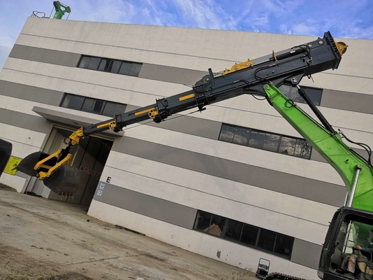 Zilveren Uitzetbaar Clamshell-Wapen voor 15ton-Graafwerktuig Max. Verticale het Graven Straal 6430mm