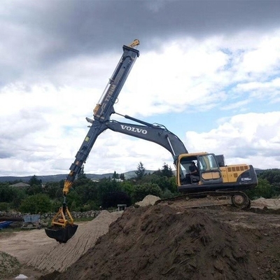 3600 kg Clamshell telescopische cilinderarm met max. graafradius van 4670 mm
