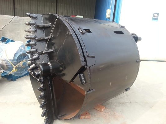 De Modderemmer 1200mm van de boorpijp de Booremmer van de Diameterrots met Kogeltanden