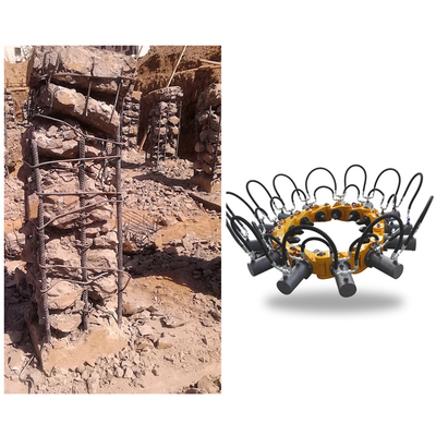 280 KN Hydraulische stapelbreker 20L/min Maximale doorstroming 34,3MPa Maximale druk voor de bouw