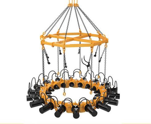 Gepersonaliseerde kleur Hydraulische Pile Breaker 34,3 MPa Pile Foundation Machine
