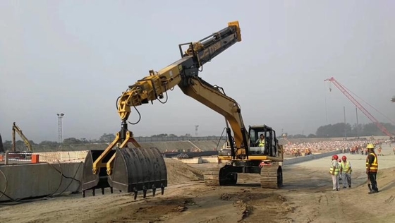 15-36 ton graafmachine bevestiging Beste kwaliteit op maat Clamshell telescopische arm voor graafmachine