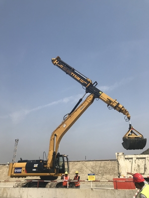 KM220 Hydraulische vouwarm Awning Robotic Miniature Loader Extraction Grote telescopische arm Type Spreader