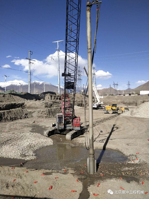 Heimachinemachine Zandverdichting Steenkolom Diepe bodemverbetering Bovenvoeding Vibroflot