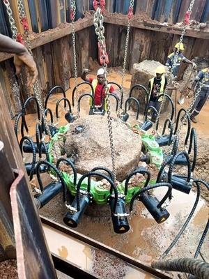 Bouwwerktuigen Hydraulische kapper voor het breken van palen Betonsnipper Pilecrusher