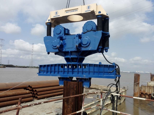 Chinese fabriek gemonteerde hydraulische stapel hamer graafmachine hydraulische Vibro hamer plaat stapel voor kraan