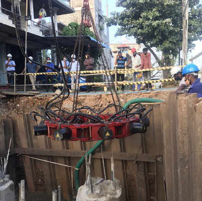 Ronde betonnen rottenbreker Hydraulische rottenbreker voor graafmachines