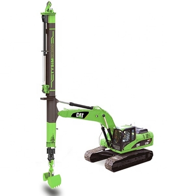 Heavy Duty Clamshell Telescopische arm Verstelbare reikwijdte Duurzame staalconstructie Voor industriële mechanische