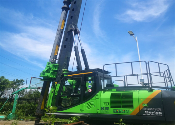 90kNm Machine van de bouw de Hydraulische Roterende Boring Mini Excavator Sheet Pile Driver