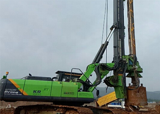 1300mm 125kNm droeg Stapel Hydraulische Hamer die Machine Roterend Boorrig machine 3000mm opstapelt