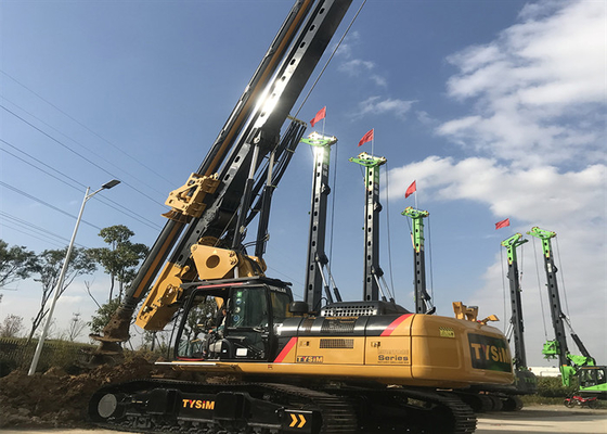 80m/Min Crawler Soil Hydraulic Crawler die Rig Pile Driving Machine 165KNm boren