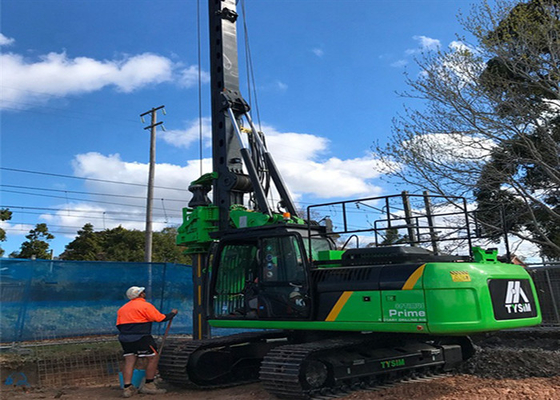 600mm de Hydraulische van het de Machine Multifunctionele Graafwerktuig van de Kruippakjeboor Bestuurder van Mounted Vibratory Pile