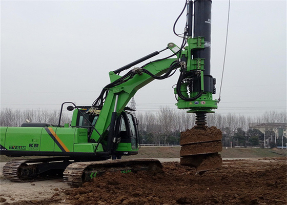 De Machine van graafwerktuigbore pile 50kNm Mini Sheet Pile Driver Drilling voor Bouwwerkzaamheden