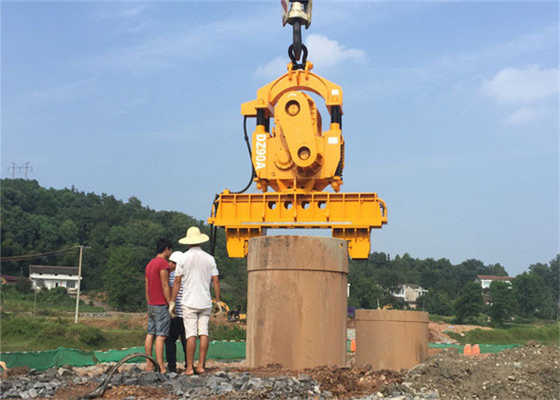 Het hydraulische Graafwerktuig Mounted Vibro Hammer van de Bladstapel voor Cranerough 300KW